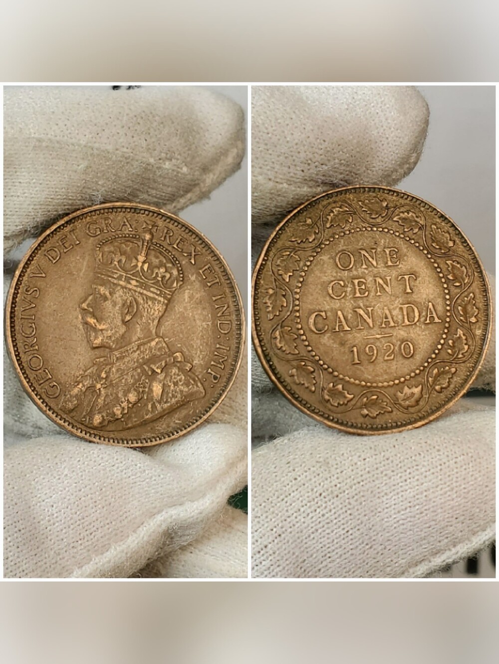 1920 BN canada Edward VII Large Cent